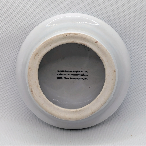 Oklahoma State Cowboys White Porcelain Canister Plug Mascot Screw Lid From 2004 - Picture 4 of 6